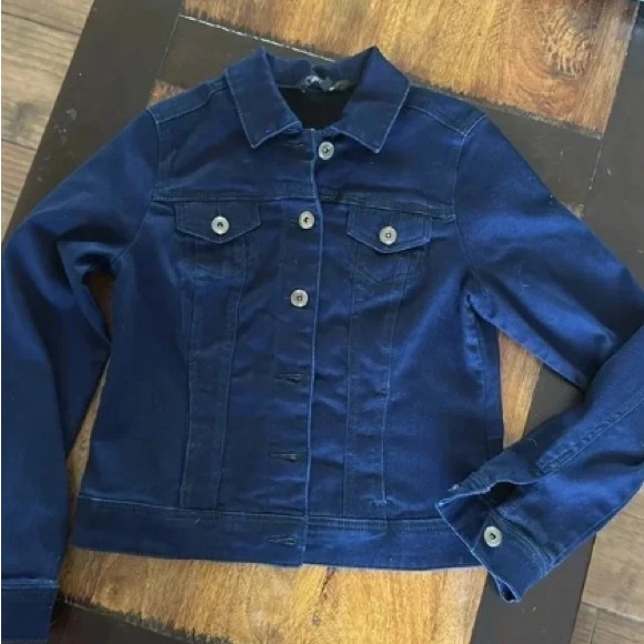 Classic Navy Women's Denim Jacket - Picture 1 of 1